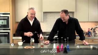 How to make a frappé coffee using an aerolatte milk frother [upl. by Arada]