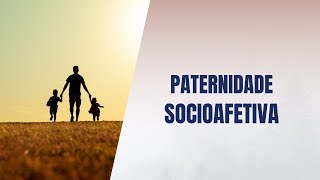 Paternidade socioafetiva [upl. by Damarra]