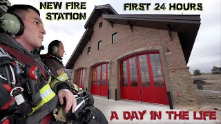 First 24 Hours in a New Fire Station  A Day in the Life [upl. by Ahsinirt]