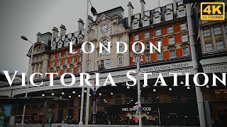 London Victoria Station Walk Through England 4K [upl. by Aneladgam821]