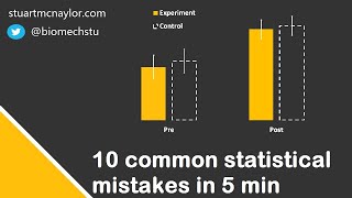 Ten Statistical Mistakes in 5 Min [upl. by Asor]