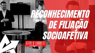 DIREITO DE FAMÍLIA Reconhecimento de filiação socioafetiva [upl. by Fermin727]